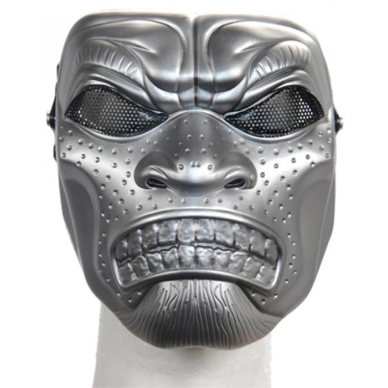 Persian Immortal Full Face Mesh Mask - Silver - Tophatter's Army Products & Self Defense Collectible Weapons - Tophatter Daily Deals